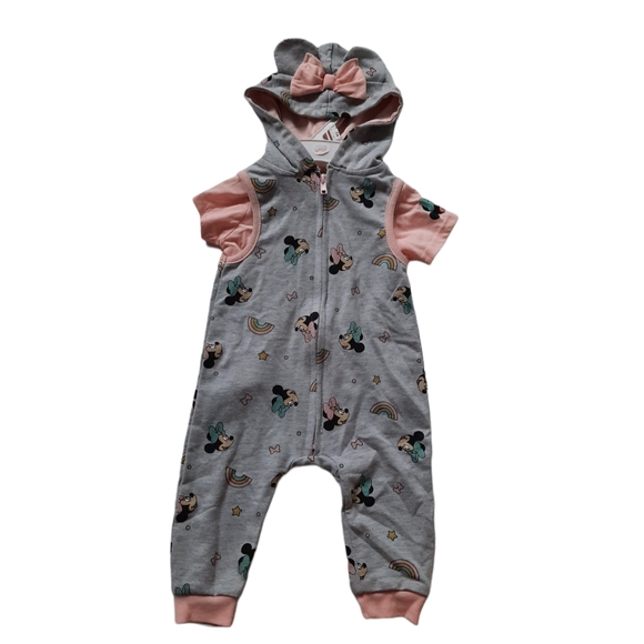 Disney One Pieces Disney Baby Girl 2 Piece Set Bodysuit Size 2 M
